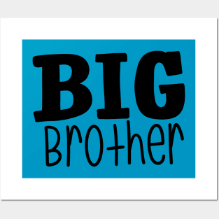 Big Brother Little Brother Black Posters and Art